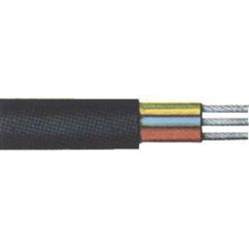 Gummischlauchleit.H05RR-F3G1,5mm2 schwarz,20m Ring