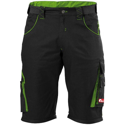 FORTIS Herren Bermuda 24,schw./limegreen, Gr. 64