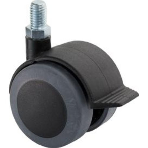 Kst.-Doppelrolle 40mm M8 x16,Gewindestift m.FeststF86.040.G08