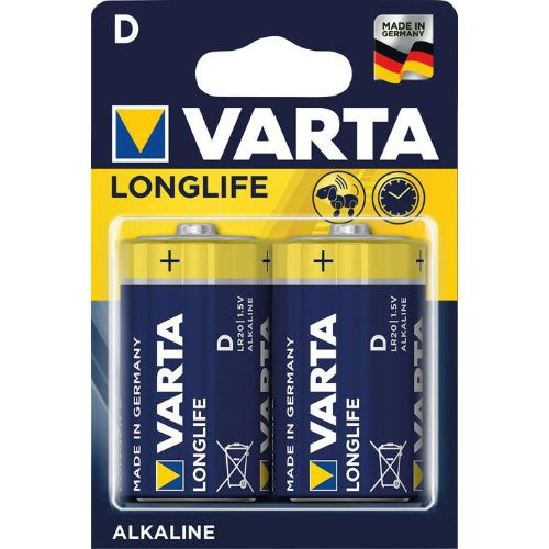 Batterie LONGLIFE Mono 2-er Blister D Varta