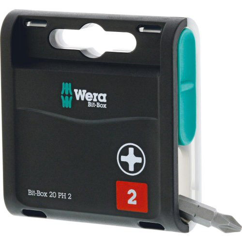 Bit-Box 20H mit 20Stück Bits PH2x25mm Wera