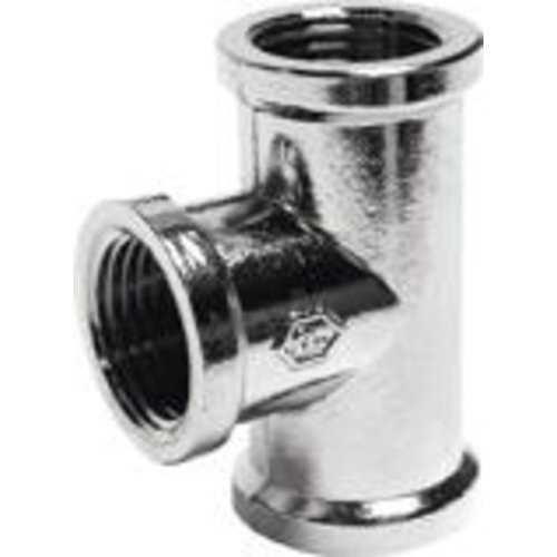 T-Stück verchr. 1/2"