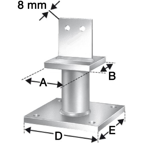 SST Stützenfuß PISBMAxIG-B