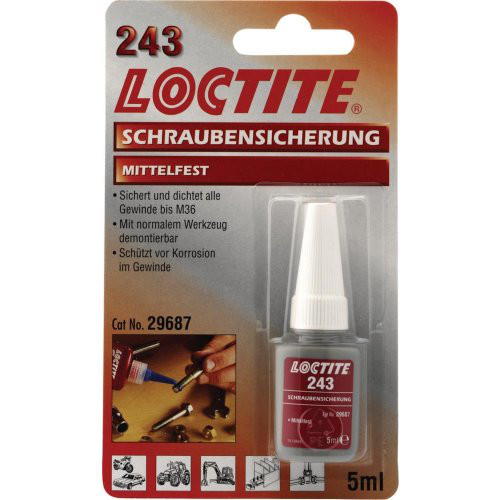 Schraubensicherung LOCTITE 243 Flasche 50ml Henkel