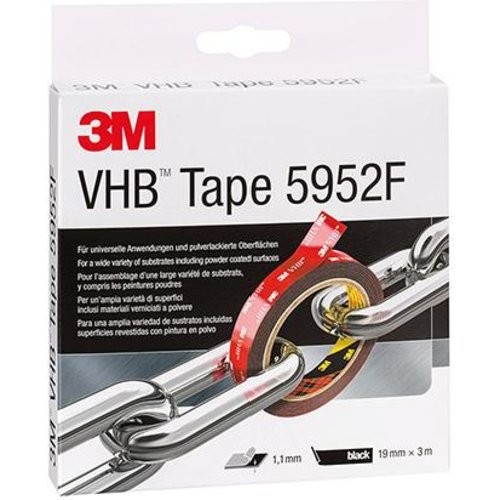 VHB" doppelseitiges Klebeband schwarz 5952F 12m x 33m 3M"