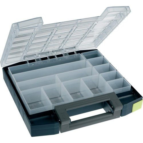 Sortimentskoffer Polycarbonat boxxser 55 5x5-15 blau raaco