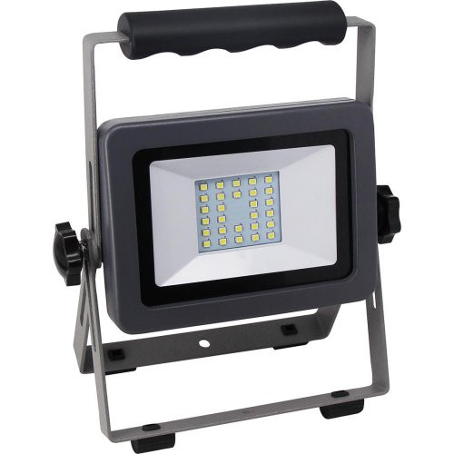 LED Fluter Flare 20W auf Ständ schwarz-silber