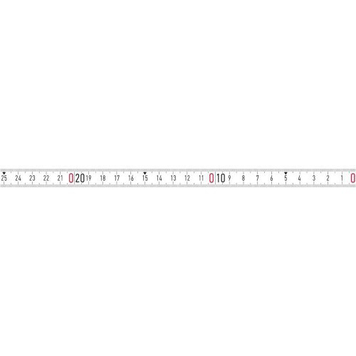 Bandmaß weiß 2mx13mm selbstklebend RNL-SK BMI