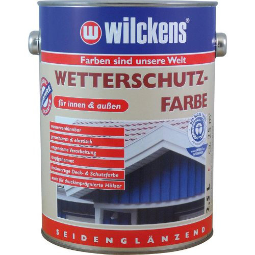 Wetterschutzfarbe 2,5 l, schwedenrot