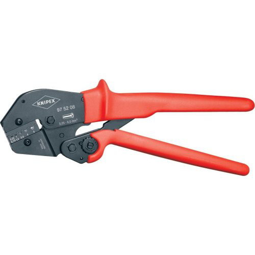 Crimp-Hebelzange für Aderendhülsen 0,5-6qmm KNIPEX