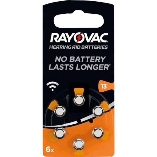 Rayovac Knopf Acoustic S.13 6-er Blister