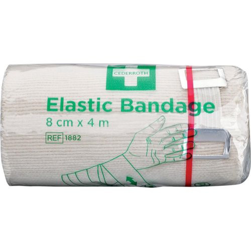 Bandage elastisch 8cm x 4m mit Clip