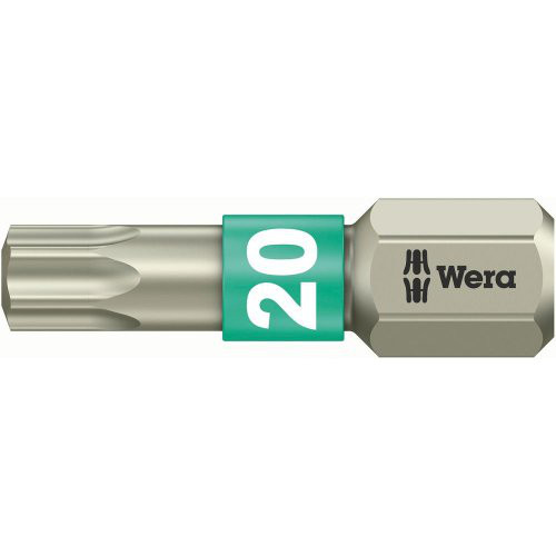 Bit rostfrei 1/4" DIN3126C6,3 T20x25mm Wera