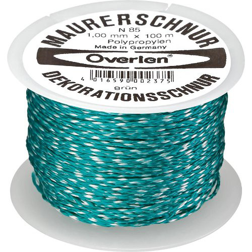 Maurerschnur PP 1,0mm 100m grün Overmann