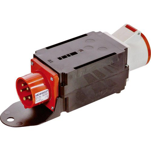 Adapter MIXO mit Phasenw.16A Phasenw. auf 32A Dose