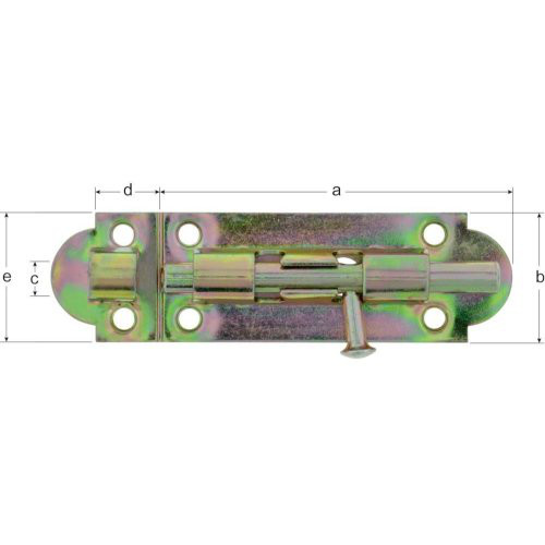 Grendelriegel 161/K2Z/100 mm