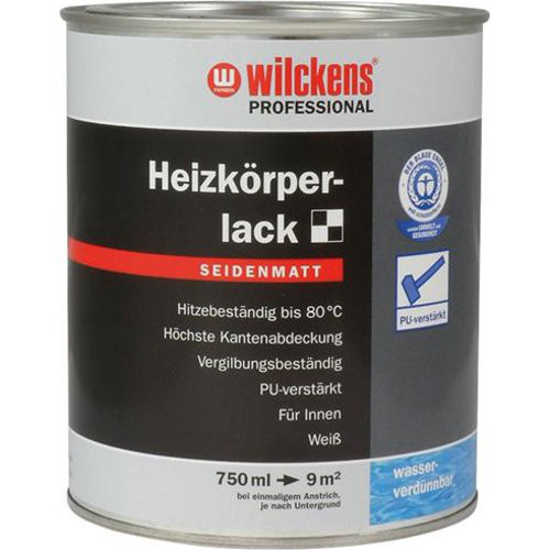 Heizkörperlack seidenmatt, 750ml