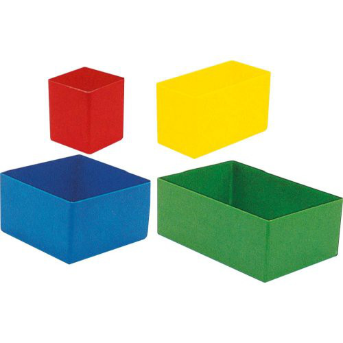 Ersatz-Kunststoff-Box 108x108x45mm (H) blau