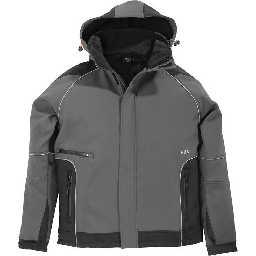 Softshelljacke WALTER, grau-schwarz, Gr.M