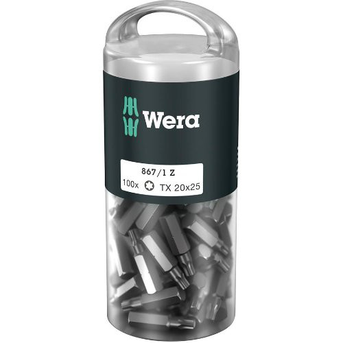 Bit 1/4" DIN3126E6,3 T20x25mm Pack zu 100StückWera