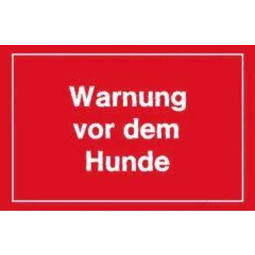 Warnschild 250x150mm Warnung vor dem Hunde