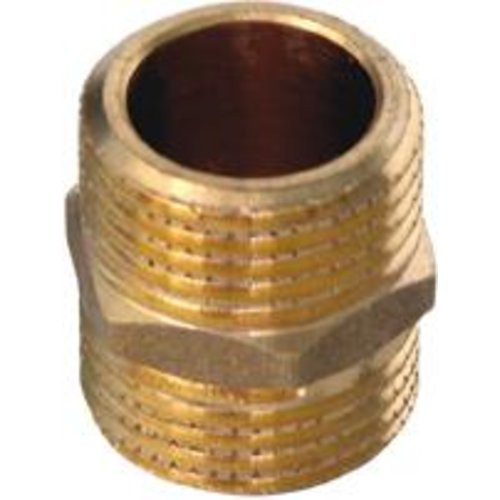 Doppelnippel messing 1/2"