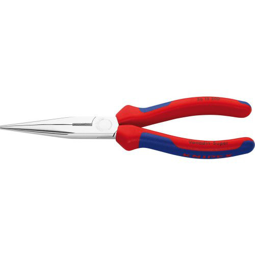 Storchschnabelzange verchromt gerade mit Mehrkomponenten-Griffen 200mm KNIPEX