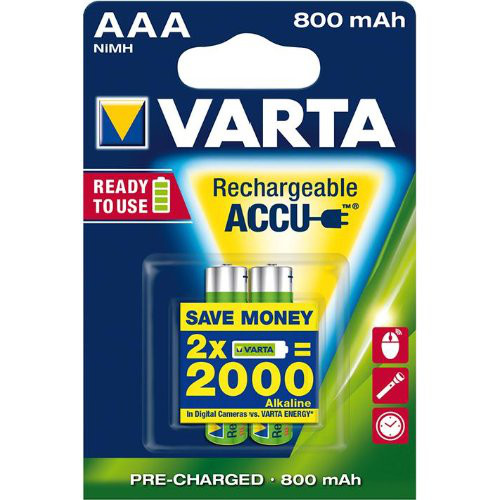 VARTA Rechargeable Power Accu Micro 2er Blister