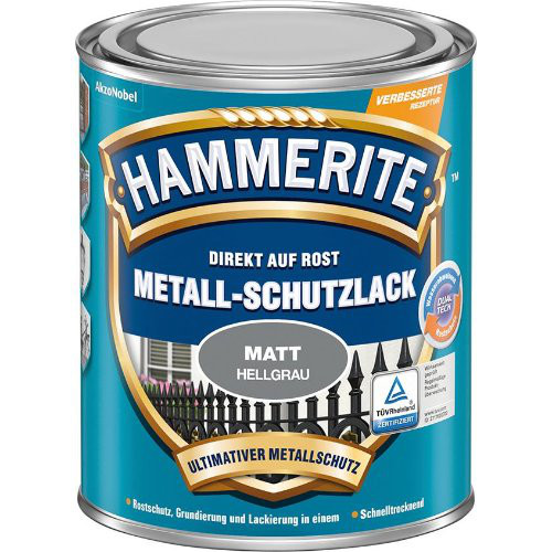 Metallschutz-Lack 750 ml matt hellgrau