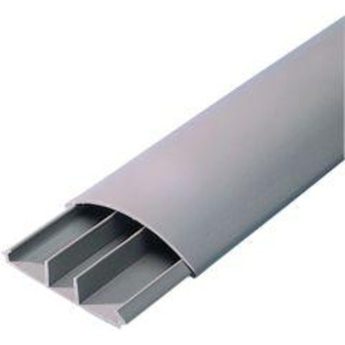 Aufbodenkanal 12x50 2 m, m.3 Kamme, grau