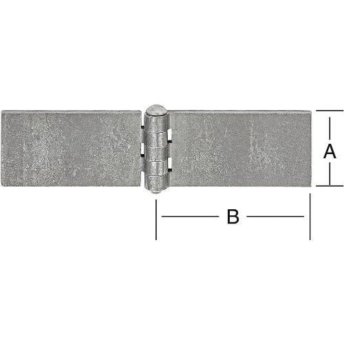 Wagentürscharnier 50X80X5 MM 00012 011