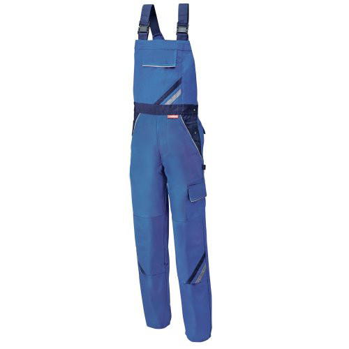 Latzhose Highline, Gr.48,kornblau/marine