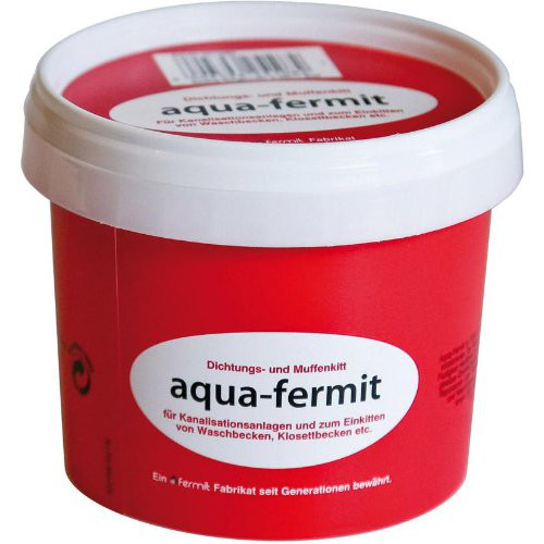 Dichtungs- u. Muffenkit aqua-fermit, rot, 1/2 kg