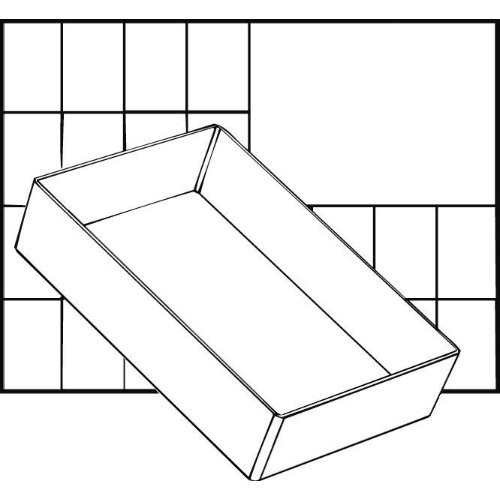 A6 1 Facheinsatz einzeln 47x109x157 mm