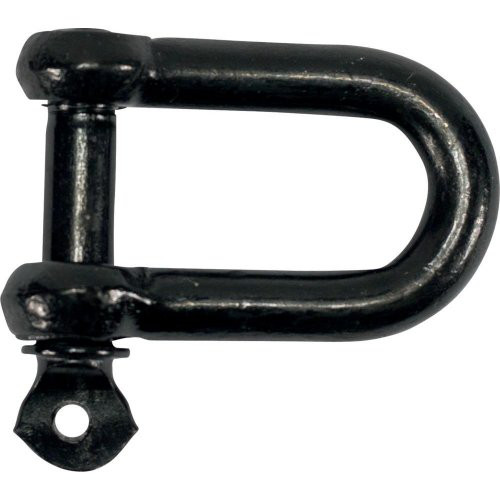 Schäkel gerade schwarz-Zn 10,0mm-3,8"