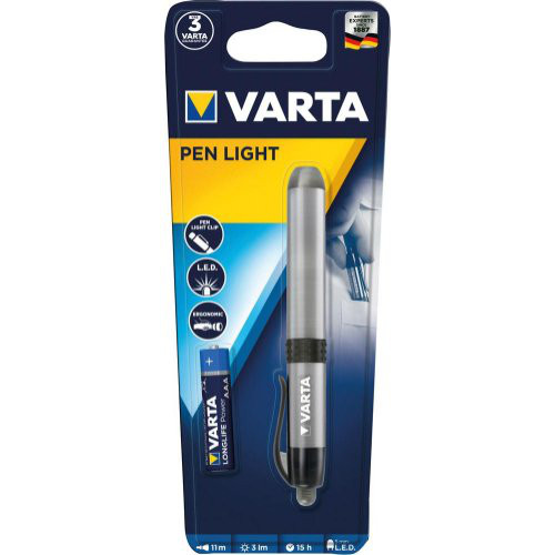 Taschenlampe Penlight LED16611 mit Batterie AAA imBlister VARTA