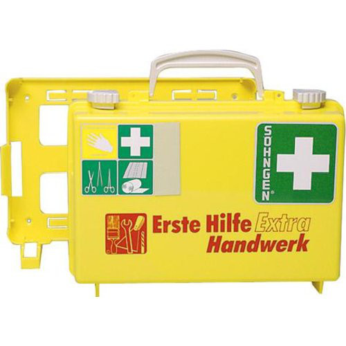 Erste-Hilfe-Koffer Extra Handwerk,DIN 13157,gelb