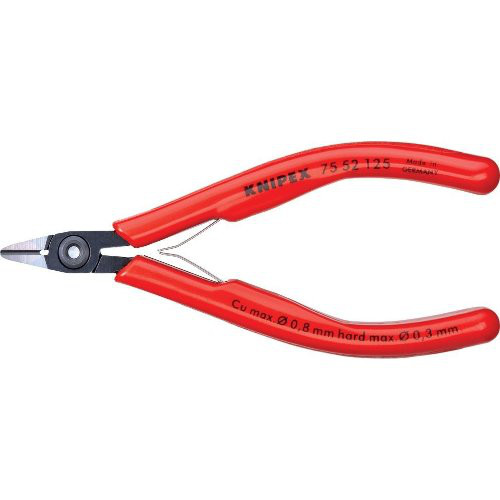 Seitenschneider Elektronik Spitzkopf 125mm KNIPEX