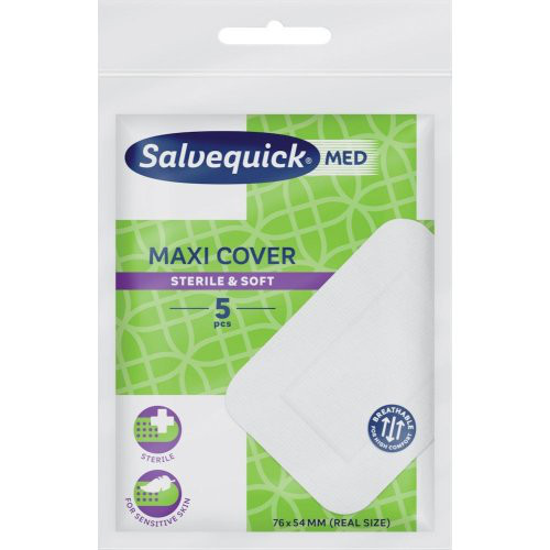 Salvequick Maxi-Pflaster 76x54mm, 5 Stck.