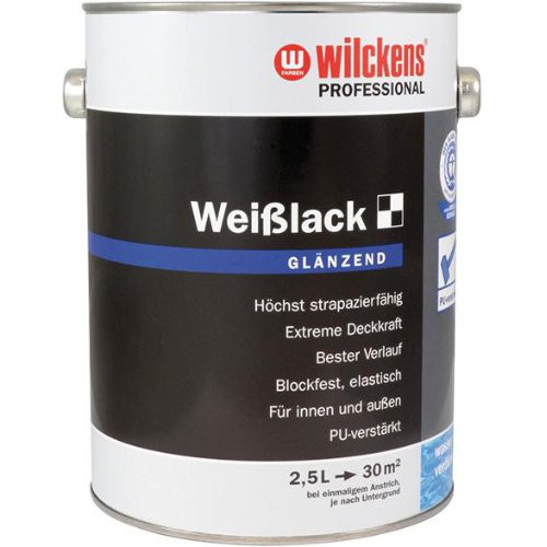 Weißlack glänzend, 2,5 L