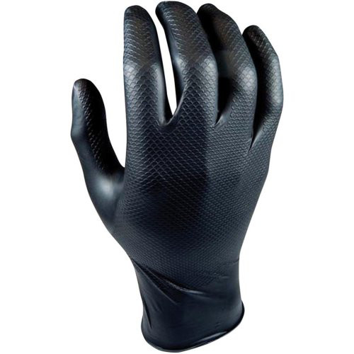 Handschuh Grippaz,Gr.2XL,schwarz(Box a 50 Stück)