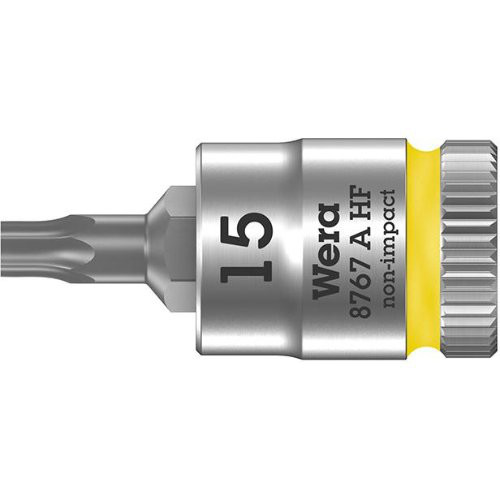 Schraubendrehereinsatz mit Haltefunktion 1/4" TX-HF15x11mm Wera