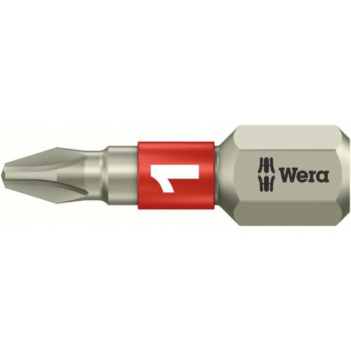 Bit rostfrei 1/4" DIN3126C6,3 PH1x25mm Wera